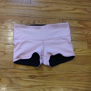 Reversible booty shorts